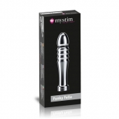 Ребристый фаллоимитатор для электростимуляции Funky Fella Rill Dildo - 13 см. - MyStim - купить с доставкой в Ельце