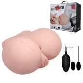 Вагина и анус с вибрацией CrazyBull Vagina and Ass - Baile - в Ельце купить с доставкой