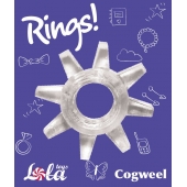 Прозрачное эрекционное кольцо Rings Cogweel - Lola Games - в Ельце купить с доставкой