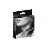 Черный чокер с двумя кольцами - Bijoux Pour Toi - купить с доставкой в Ельце