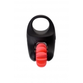 Чёрно-красное эрекционное виброкольцо Erotist - Erotist Adult Toys - в Ельце купить с доставкой