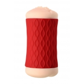 Двухсторонний мастурбатор JOS  NADIN в красном цилиндре - JOS - в Ельце купить с доставкой