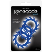 Набор из 3 синих эрекционных колец Renegade Gears - NS Novelties - в Ельце купить с доставкой