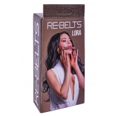 Кляп-трензель Lora с металлическими кольцами - Rebelts - купить с доставкой в Ельце