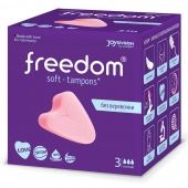 Женские гигиенические тампоны без веревочки FREEDOM normal - 3 шт. - Freedom - купить с доставкой в Ельце