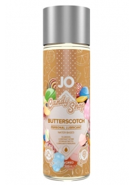 Смазка на водной основе Candy Shop Butterscotch с ароматом ирисок - 60 мл. - System JO - купить с доставкой в Ельце