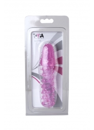Розовая насадка с нежными шипами - 13,5 см. - Toyfa Basic - в Ельце купить с доставкой