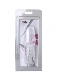 Прозрачная насадка с шишечками и шипами - 13,5 см. - Toyfa Basic - в Ельце купить с доставкой