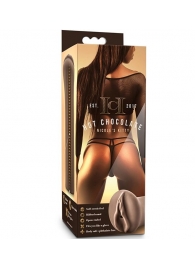 Коричневый мастубратор-вагина Nicole s Kitty - Blush Novelties - в Ельце купить с доставкой