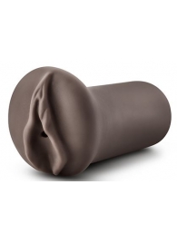 Коричневый мастубратор-вагина Nicole s Kitty - Blush Novelties - в Ельце купить с доставкой