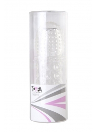 Прозрачная закрытая гелевая насадка - 13,5 см. - Toyfa Basic - в Ельце купить с доставкой