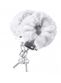 Наручники с белой меховой опушкой - ToyFa - купить с доставкой в Ельце