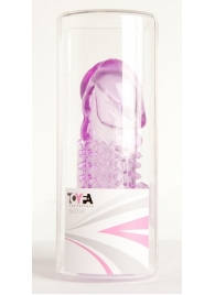 Фиолетовая насадка с коготком и шипами - 13 см. - Toyfa Basic - в Ельце купить с доставкой