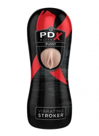 Мастурбатор-вагина Vibrating Pussy Stroker с вибрацией - Pipedream - в Ельце купить с доставкой