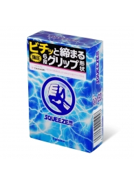 Презервативы Sagami Squeeze волнистой формы - 5 шт. - Sagami - купить с доставкой в Ельце