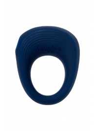 Синее эрекционное кольцо на пенис Satisfyer Ring 2 - Satisfyer - в Ельце купить с доставкой