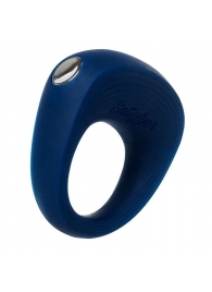 Синее эрекционное кольцо на пенис Satisfyer Ring 2 - Satisfyer - в Ельце купить с доставкой