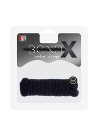 Чёрная веревка для связывания BONDX LOVE ROPE - 5 м. - Dream Toys - купить с доставкой в Ельце