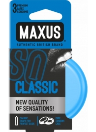 Классические презервативы в железном кейсе MAXUS Classic - 3 шт. - Maxus - купить с доставкой в Ельце