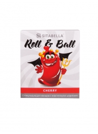 Стимулирующий презерватив-насадка Roll   Ball Cherry - Sitabella - купить с доставкой в Ельце