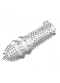Закрытая прозрачная насадка Crystal sleeve - 14,2 см. - Erowoman-Eroman - в Ельце купить с доставкой