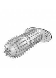 Закрытая прозрачная насадка Crystal sleeve - 12 см. - Erowoman-Eroman - в Ельце купить с доставкой