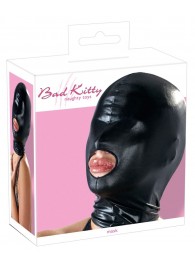 Черная эластичная маска на голову с отверстием для рта - Orion - купить с доставкой в Ельце