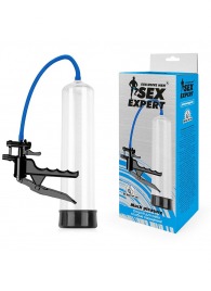 Прозрачная вакуумная помпа Sex Expert с ручным насосом - Sex Expert - в Ельце купить с доставкой