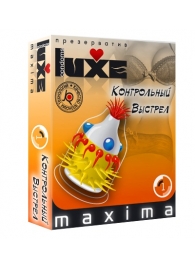 Презерватив LUXE Maxima  Контрольный Выстрел  - 1 шт. - Luxe - купить с доставкой в Ельце