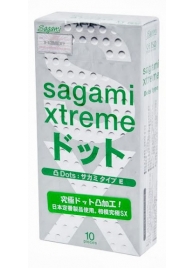 Презервативы Sagami Xtreme Type-E с точками - 10 шт. - Sagami - купить с доставкой в Ельце