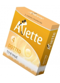 Презервативы Arlette Dotted с точечной текстурой - 3 шт. - Arlette - купить с доставкой в Ельце