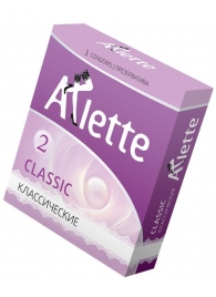 Классические презервативы Arlette Classic - 3 шт. - Arlette - купить с доставкой в Ельце