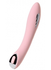 Розовый силиконовый вибратор с электростимуляцией TESLA G-POINT - 21 см. - ToyFa - купить с доставкой в Ельце