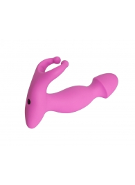 Розовый стимулятор простаты с усиками - 15 см. - 4sexdreaM - в Ельце купить с доставкой