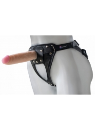 Универсальный мягкий пояс с насадкой Hard brutal BDSM-КОНСУЛ - 17 см. - LOVETOY (А-Полимер) - купить с доставкой в Ельце