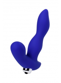 Синий силиконовый вибростимулятор простаты Stroman - 14,5 см. - ToyFa - в Ельце купить с доставкой