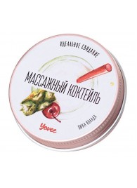 Массажная свеча «Массажный коктейль» с ароматом пина колады - 30 мл. - ToyFa - купить с доставкой в Ельце