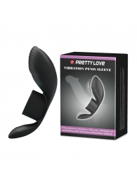 Черное кольцо на пенис с вибрацией Vibration Penis Sleeve - Baile - в Ельце купить с доставкой