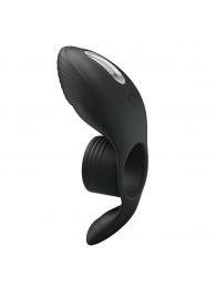 Черное кольцо на пенис с вибрацией Vibration Penis Sleeve - Baile - в Ельце купить с доставкой