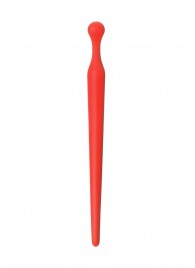 Красный силиконовый уретральный плаг - 10 см. - ToyFa - купить с доставкой в Ельце