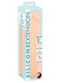 Телесная насадка-удлинитель Silicone Extension - 19 см. - Orion - в Ельце купить с доставкой