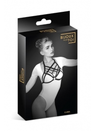 Черная упряжь на грудь Clara - Bijoux Pour Toi - купить с доставкой в Ельце