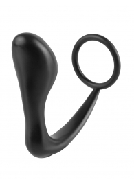 Эрекционное кольцо с анальной пробкой Ass-Gasm Cockring Plug - Pipedream - в Ельце купить с доставкой