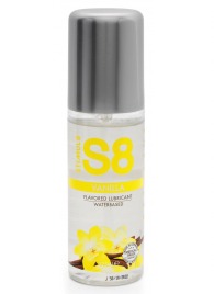 Лубрикант на водной основе Stimul8 Flavored Lube с ванильным ароматом - 125 мл. - Stimul8 - купить с доставкой в Ельце