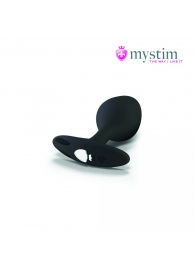 Черная пробка Mystim Rocking Vibe S с возможностью подключения к электростимулятору - 9,7 см. - MyStim - купить с доставкой в Ельце