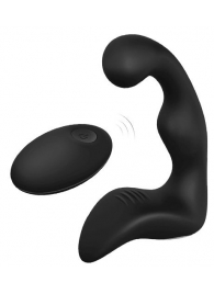 Черный вибромассажер простаты REMOTE BOOTY PLEASER - Dream Toys - в Ельце купить с доставкой