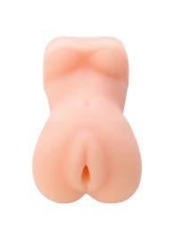 Телесный мастурбатор в виде женской фигурки - Toyfa Basic - в Ельце купить с доставкой
