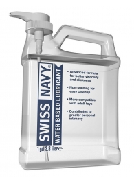 Канистра лубриканта Swiss Navy Water Based Lube на водной основе - 3,8 л. - Swiss navy - купить с доставкой в Ельце