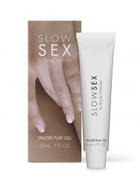 Гель для мастурбации с ароматом кокоса Slow Sex Finger Play Gel - 30 мл. - Bijoux Indiscrets - купить с доставкой в Ельце