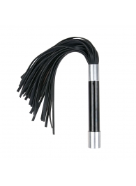 Черная плеть Easytoys Flogger With Metal Grip - 38 см. - Easy toys - купить с доставкой в Ельце